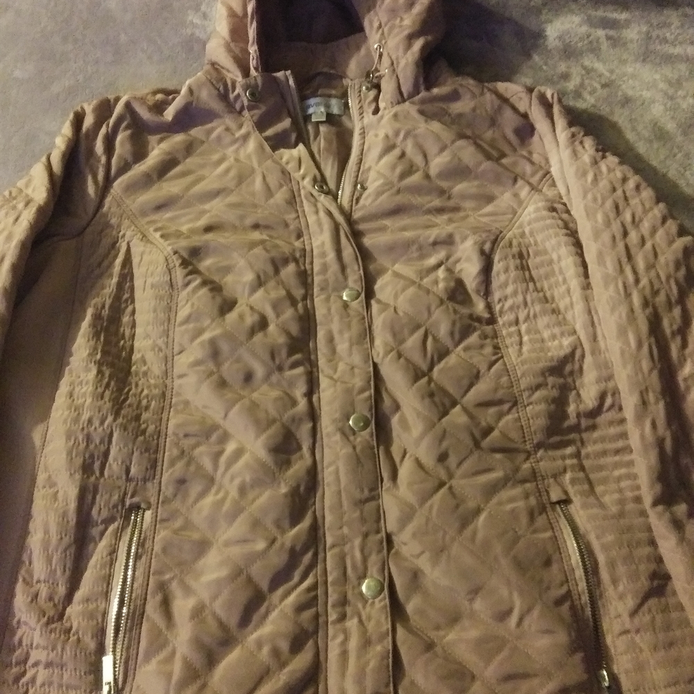 COPY - Women's Plus Size Quilted Hooded Jacket--N…
